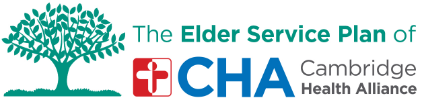 CHA-ESP-logo teal, blue and red logo for the elder services plan of cambridge health alliance